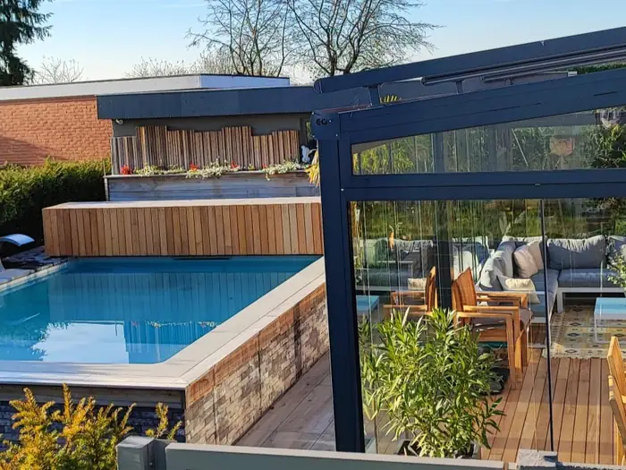 Le jardin de Retinne deux ans après, végétation installée
