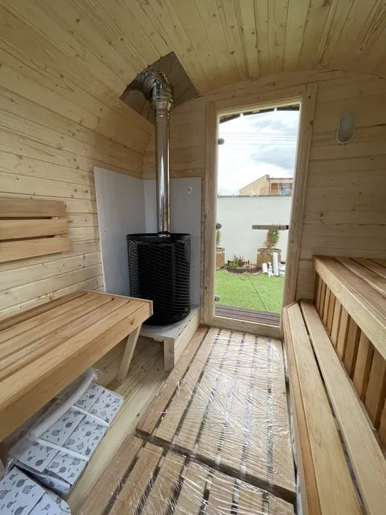 Poêle à bois, chargement extérieur