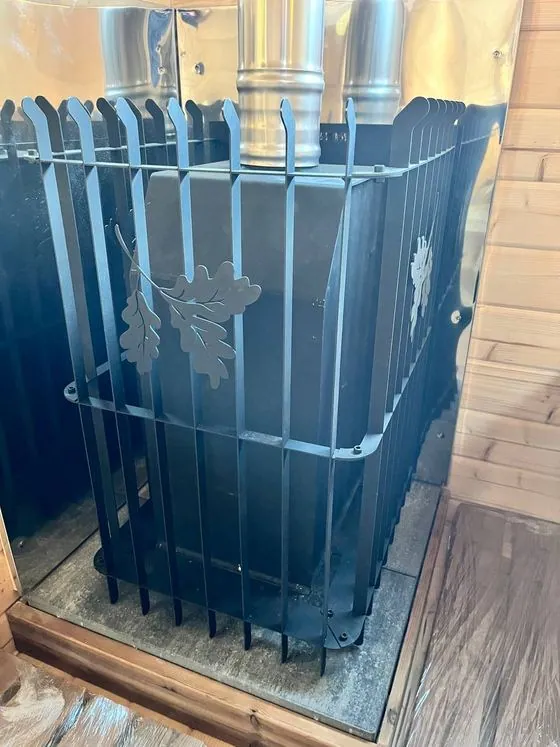 Poêle à bois, chargement extérieur