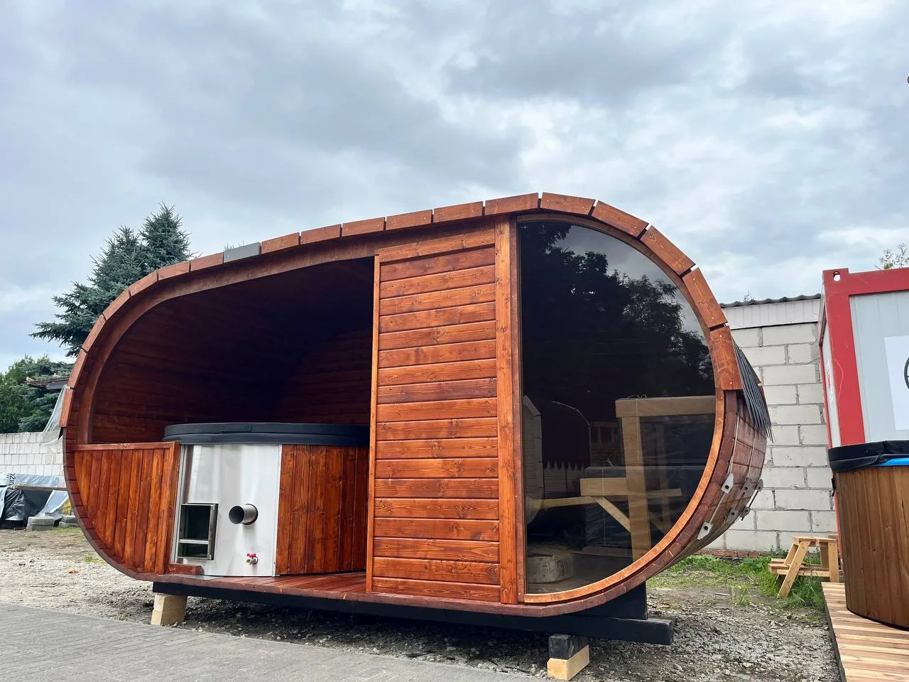 Oval 5 m + bain, tout thermo — photo du modèle