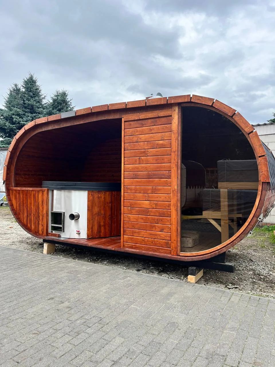 Oval 5 m + bain, tout thermo — photo du modèle