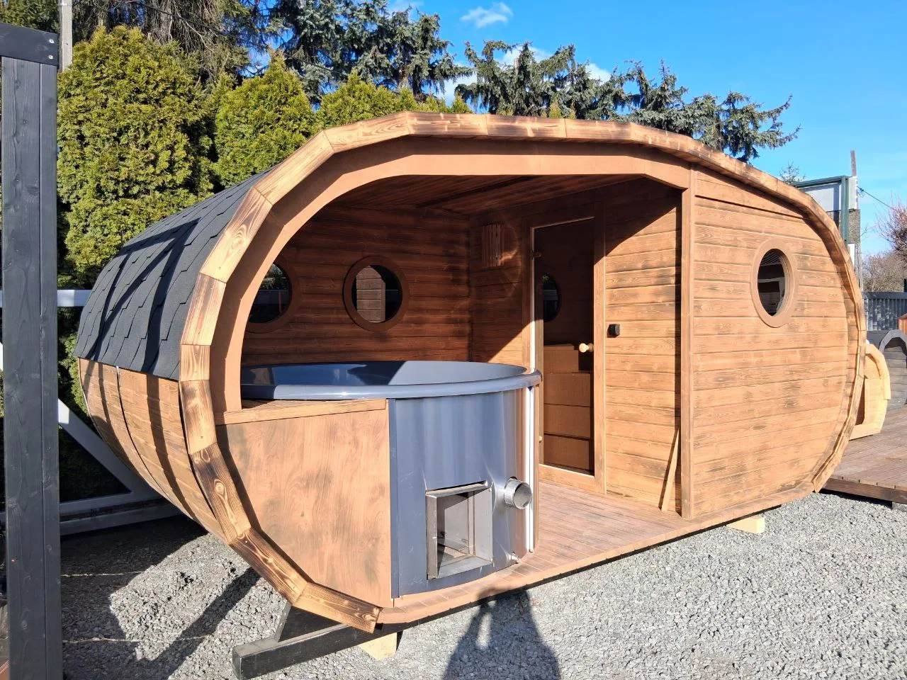 Oval 5 m + bain, tout thermo — photo du modèle