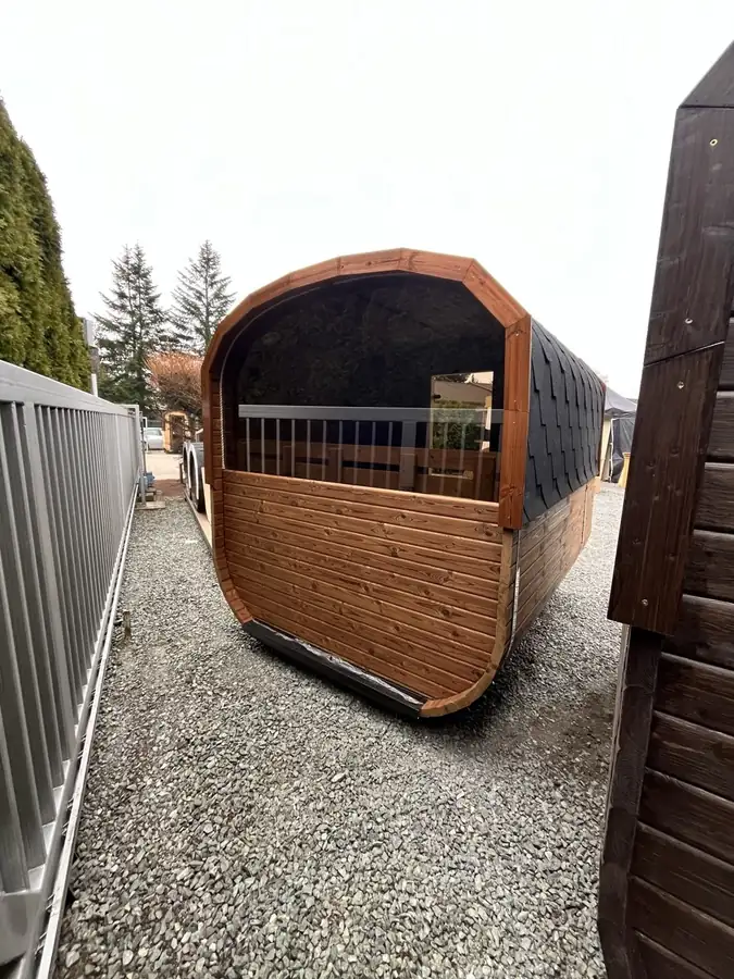 Quadro 2,5 m — sauna extérieur livré et posé par Sebonard